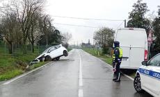 Incidente a Borgonovo: scontro tra un'auto e un furgone