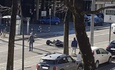 Scooter a terra in via Abbeveratoia: un ferito