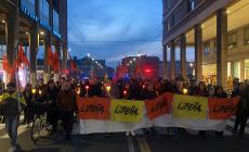 Parma, tanta gente alla fiaccolata contro le mafie in memoria di Don Diana