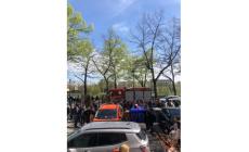 Va a fuoco un cestino dei rifiuti: vigili del fuoco al Liceo Romagnosi 