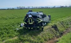 Auto fuori strada a Sorbolo, un ferito