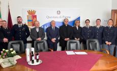 Questura, donate ai vescovi di Parma e Fidenza le ampolle con l'olio di Capaci 