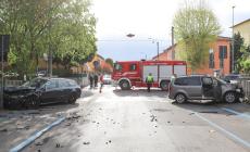 Scontro all'incrocio fra via Pasubio e via Firenze: anche un bambino tra i due feriti