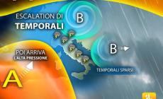 Meteo: instabilità fino a giovedì, nel weekend torna bel tempo
