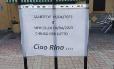 "Ciao Rino, è più che infinito il dolore che ci lasci. L’ultima promessa è che ti ricorderemo per sempre"