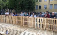 Viale Maria Luigia: prende forma la piazzetta degli studenti. "Rubati" due stalli alle auto - Foto