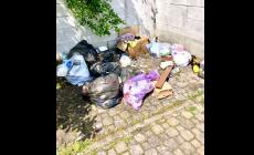 Rifiuti in via Montale "serve un po' di civilt&agrave;"