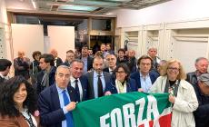 Maurizio Gasparri  a Salso per sostenere la candidatura di Luca Musile Tanzi