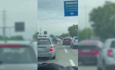 Parma, contromano in tangenziale sud per un lungo tratto e poi inversione ad U e di nuovo contromano - Video