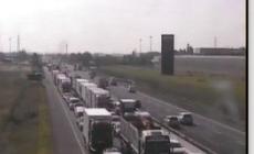 Inizia Sps, traffico intenso in uscita al casello di Parma