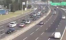 Code in A15,  all'altezza di Solignano.  Situazione tornata alla normalit&agrave; in A1