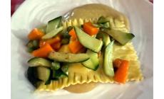 Pasta ripiena alla ricotta di mucca e pecora