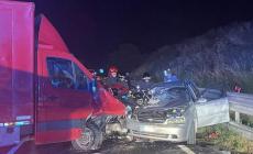 Frontale auto-camion a Fontevivo ieri notte: sei feriti, tre sono gravi, uno ricoverato in Rianimazione