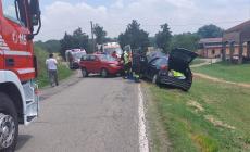 Cella, scontro tra due auto, in tre all'ospedale 