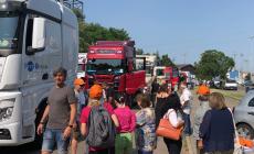 Camion raduno di solidarietà per i bambini del reparto di oncoematologia pediatrica. "Rafforziamo il loro spirito combattivo"