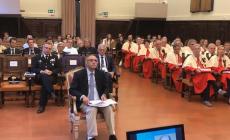Il premio Nobel per la chimica Martin Chalfie ha ricevuto la laurea ad honorem in fisica dal nostro ateneo