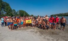 Grande tuffo nel Po: dalla parte della salute dei fiumi- Foto