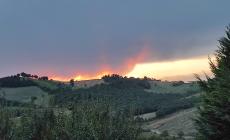 Tramonto a Cedogno: le foto di un lettore 