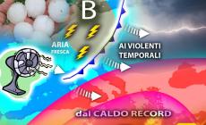 Caldo record agli sgoccioli, da domani temperature nella media
