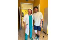 Il calciatore del Pisa Arturo Calabresi operato all’ospedale Santa Maria di Borgotaro