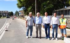 Sala Baganza: nuovi marciapiedi e più sicurezza in via Provinciale (e  i lavori termineranno entro la fine di agosto)