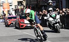 Mondiali di Glasgow: Ganna argento nella cronometro. Oro  a Evenepoel