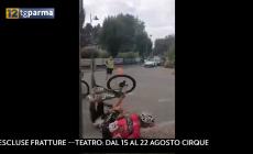 Brutta caduta nel Novarese  per il ciclista parmigiano Alex Raimondi