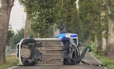 San Secondo, auto contro un platano