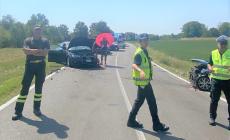 Fidenza, frontale sulla provinciale per Soragna a Chiusa Ferranda:  due persone all'ospedale
