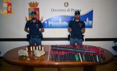 Parma-Reggiana: sequestrati fumogeni, mazze, e pietre. Si stanno identificando gli ultras reggiani che sono scesi dal treno dopo avere azionato il freno d'emergenza