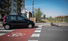 Ponte Caprazucca, una ciclista investita da un'auto