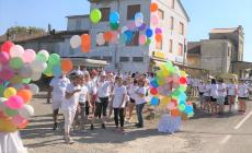 Castione, quella passeggiata in un tripudio di colori
