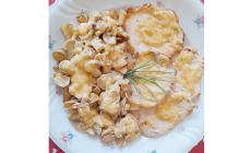 Originali fettine di lonza e funghi
