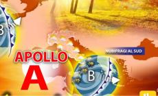 Nubifragi al Sud, sole e caldo anomalo al Centronord
