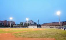Si sono accese le nuove luci del quarto campo da baseball del Notari