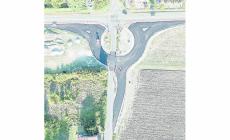 Rotatoria sulla Massese (a Torrechiara), penultimo atto:  un'altra apertura