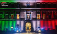 Il Palazzo Ducale si illumina di Tricolore