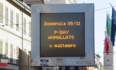 "P-Days annullato per maltempo:  e io che mi sono fatto tutta la strada a piedi "