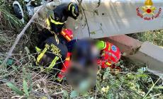 Precipita ultraleggero vicino ad Ancona, due feriti