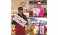 Salsomaggiore, &laquo;No alla violenza contro le donne&raquo;: i messaggi sulla busta del pane