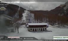 Nevica a Prato Spilla e sul monte Caio 