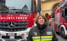 La comandante Vitullo: "Vigili del fuoco, vita di condivisione. Oggi la condividiamo con Parma" - Video