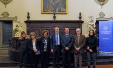 Presentate le opere d'arte dell'Aula dei Filosofi restaurate (Grazie al Rotary Club Parma)