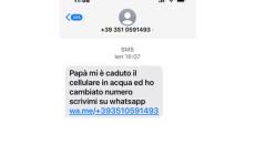  "Papà ho cambiato numero", continuano i messaggi -truffa via sms