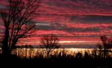 I colori dell'alba a Vicofertile