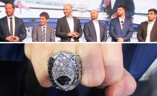 Consegna dell'anello ai Panthers campioni d'Italia