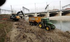 Manutenzione nell'alveo del torrente Parma: interventi verso la conclusione - Foto 