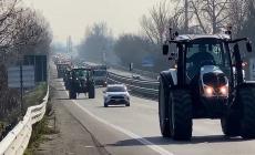 Nuova marcia dei trattori: in 130  sulla tangenziale per protestare contro l'Unione europea- Video