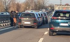 Tangenziale  sud,  tamponamento tra 4 auto
