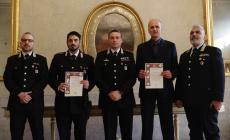 Carabinieri coraggiosi e preparati: premiati dal colonnello Andrea Pagliaro 
